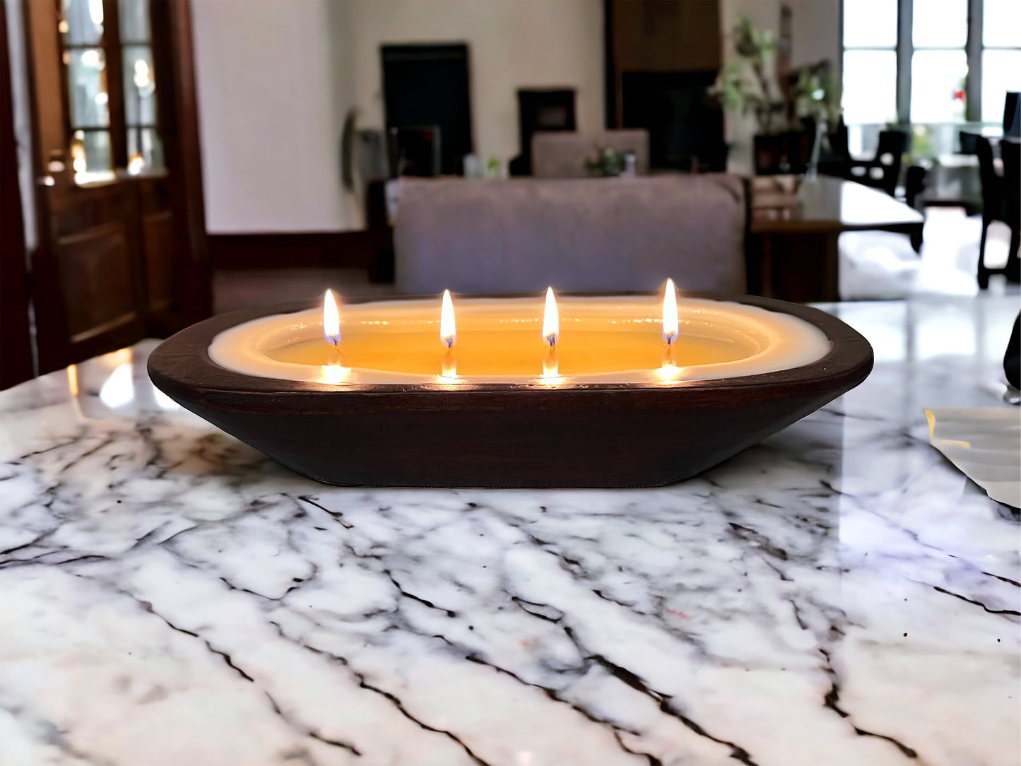 Designer Dough Bowl Candles